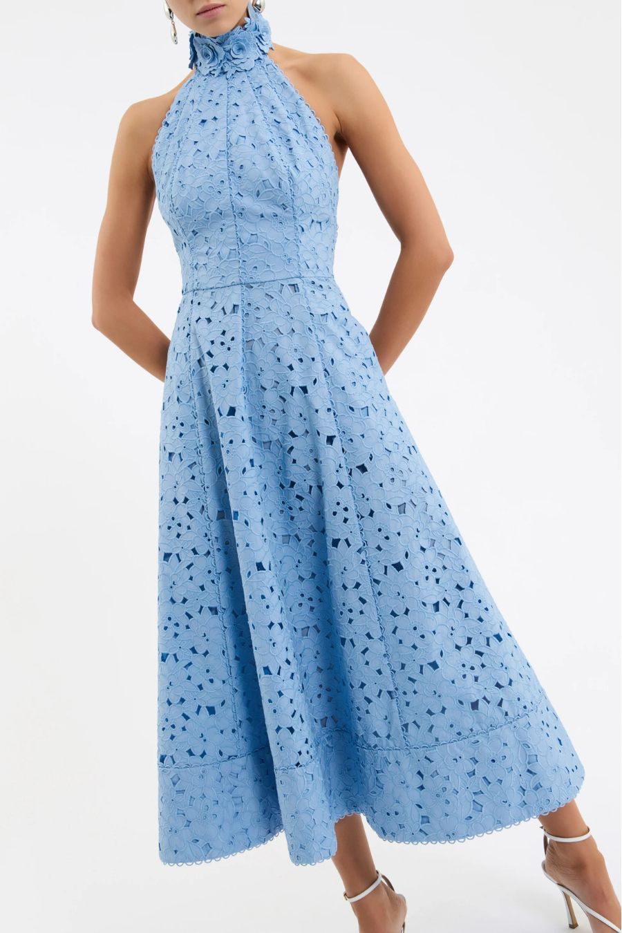 Nuvola Halter Midi in Blue