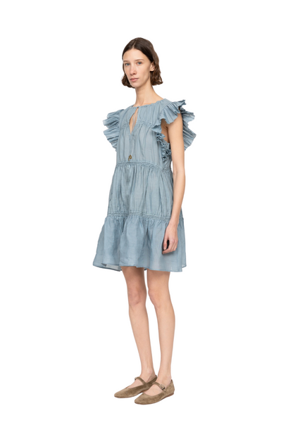 Anise Tunic Dress in Blue