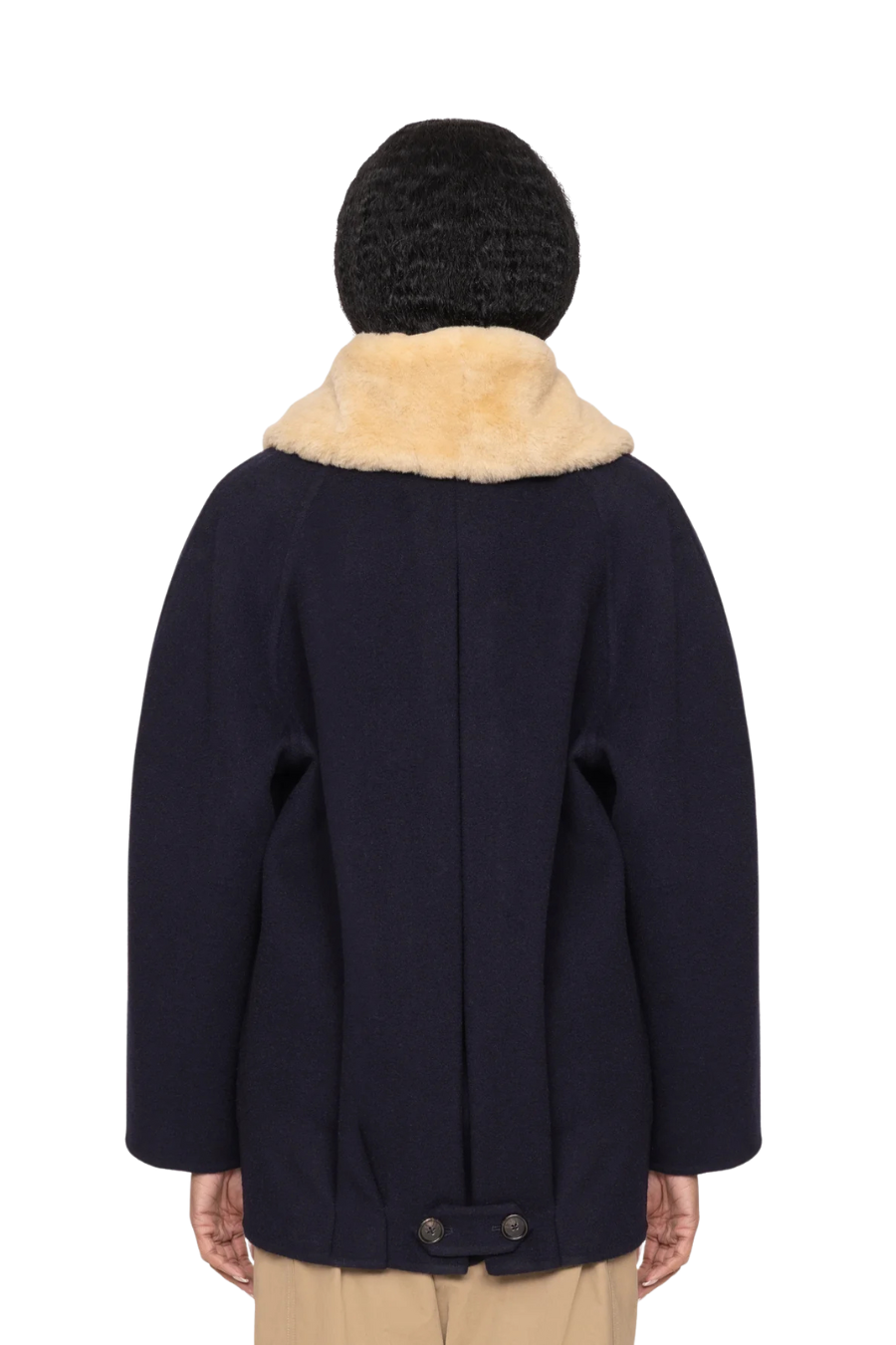 Astra Peacoat in Navy
