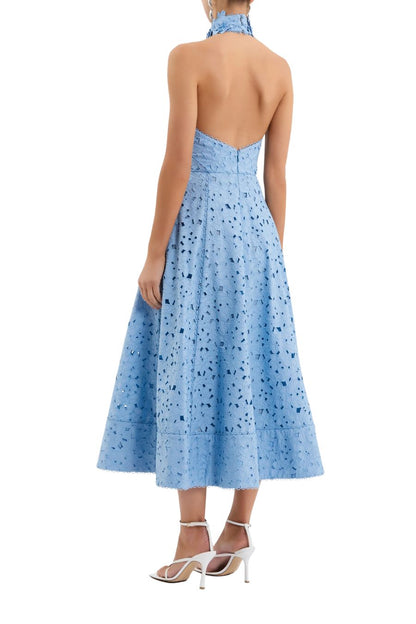 Nuvola Halter Midi in Blue