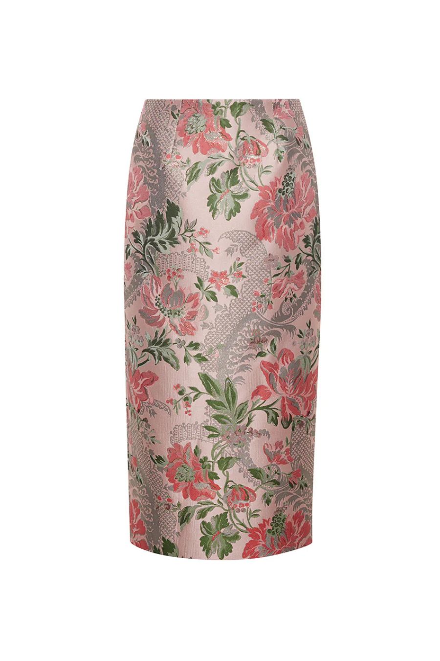 Sienna Skirt in Jacquard Pink Flower