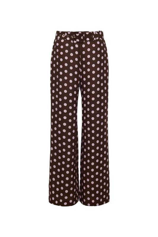 Mayflower Pants in Joelle Dot Brown