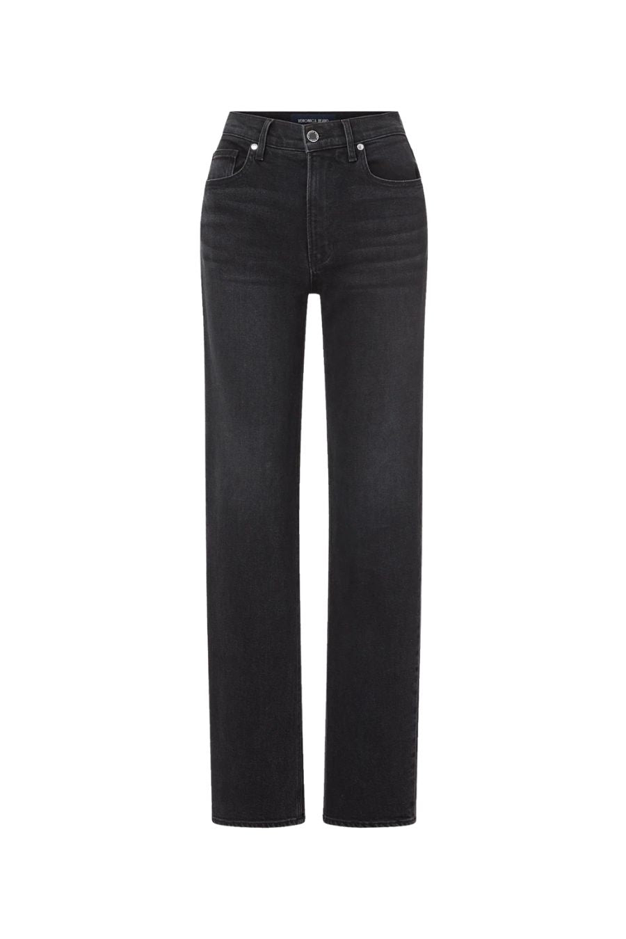 Leah Straight-Leg Jean in Washed Onyx