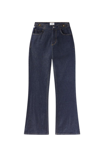 Kimberly Flare With Horsebit in Helia