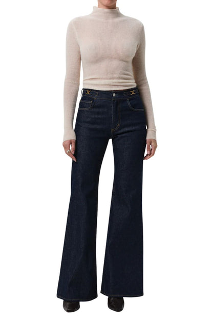 Kimberly Flare With Horsebit in Helia