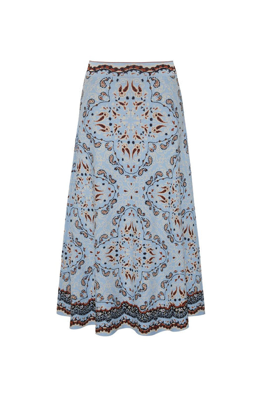 Sandrine Skirt in Paisley Scarf