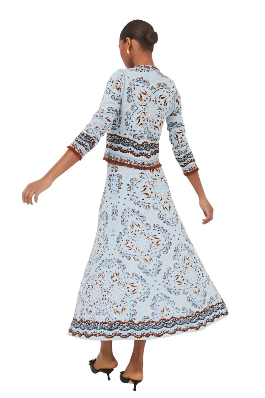 Sandrine Skirt in Paisley Scarf