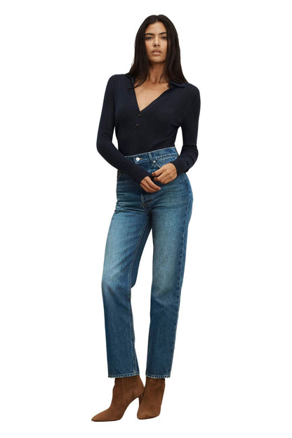 Daniela Straight-Leg Jean in La La Land