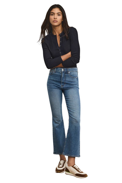 Carson Kick-Flare Jean in French Kiss