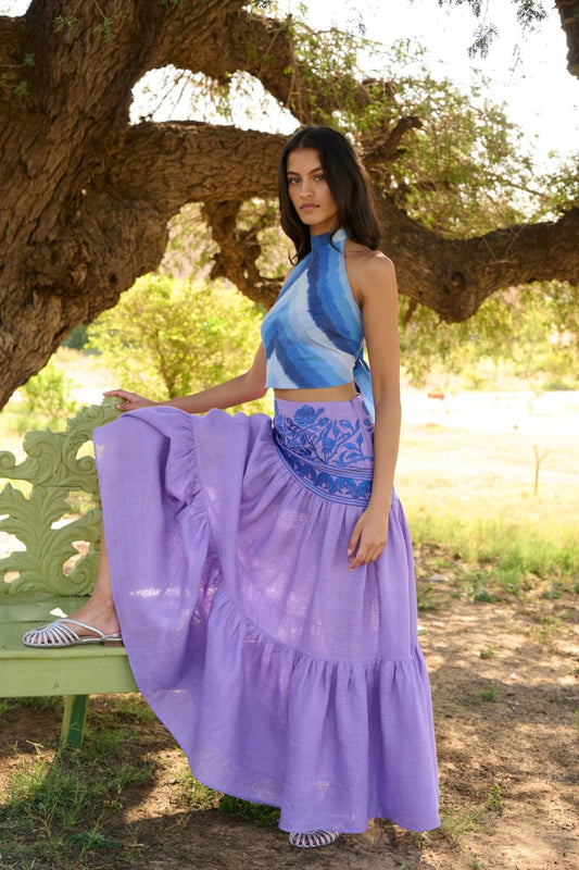 Purple Espina Skirt