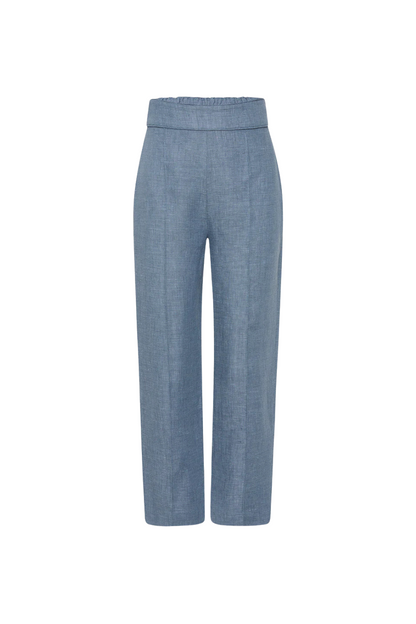 Thea Trouser in Steel Blue