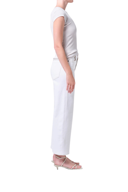 Harper Crop (Comfort Stretch) in White Wash