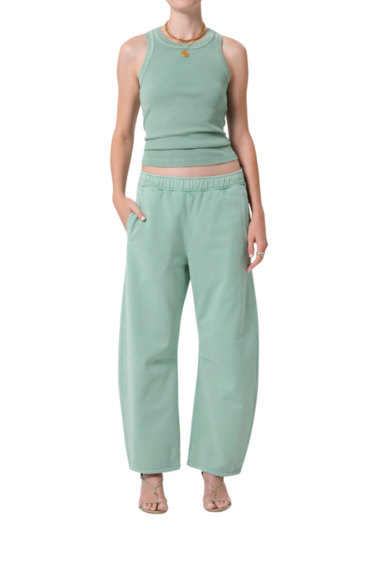 Isabel Rib Tank In Cadet