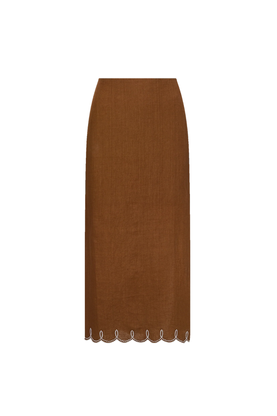 Malou Linen Midi Skirt