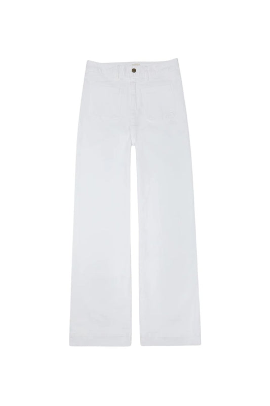 Coco Patch Pocket Jean in White