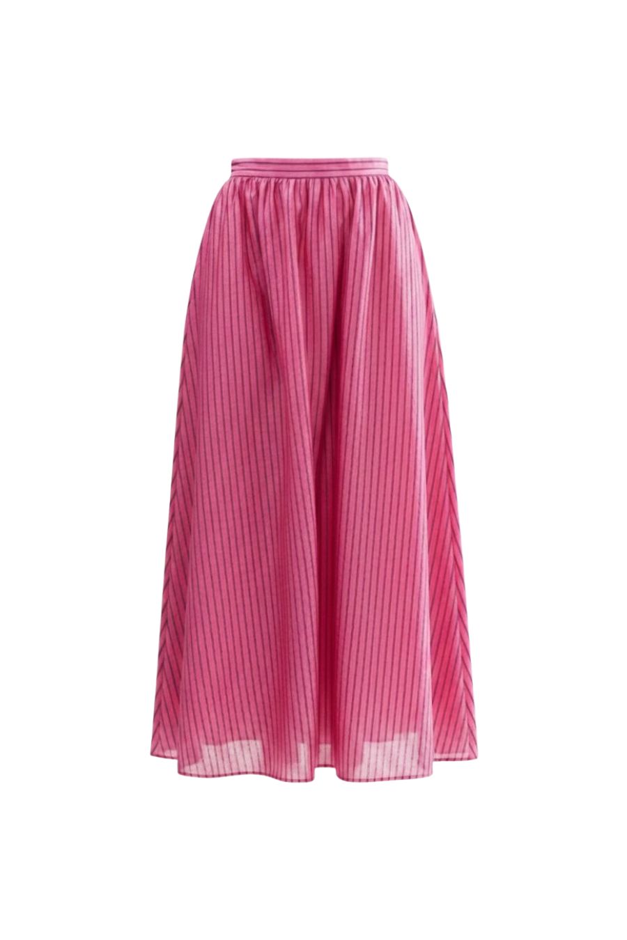 Calla Skirt in Poppy Bark Stripe