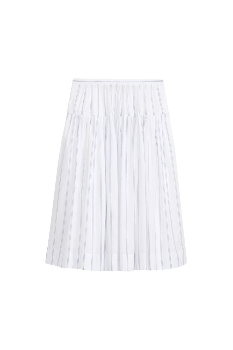 Hannah Skirt in Ivory Ground Stripe