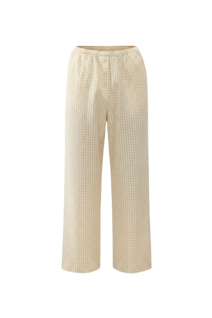 Paloma Pant in Butter Textured Gingham