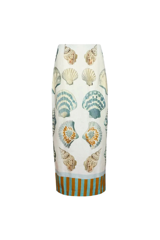 Lynne Skirt in Somers Shell Cream