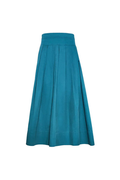 Maison Skirt in Petrol Green