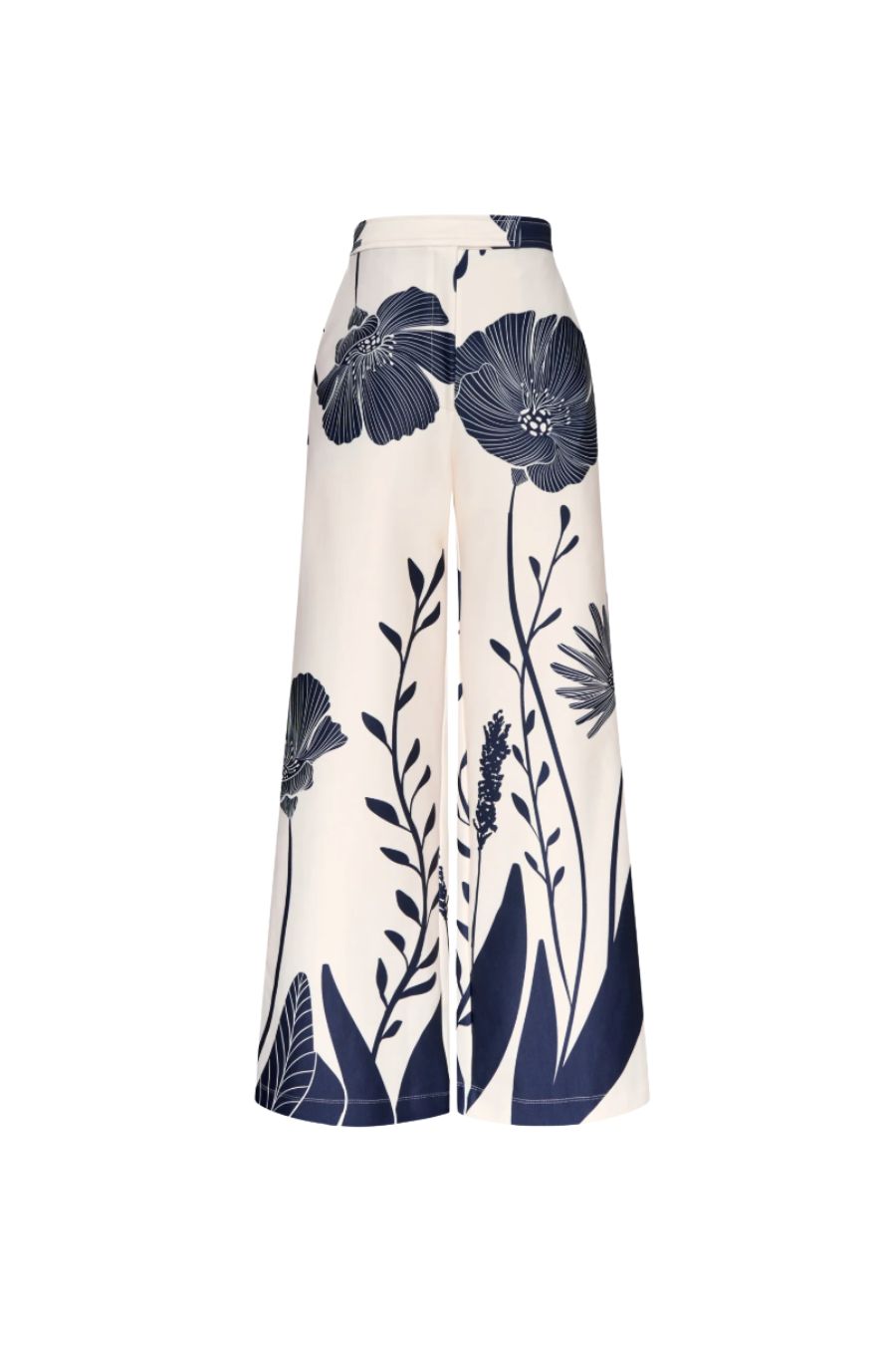 Ama y Haz Pant in Blue Floral Border