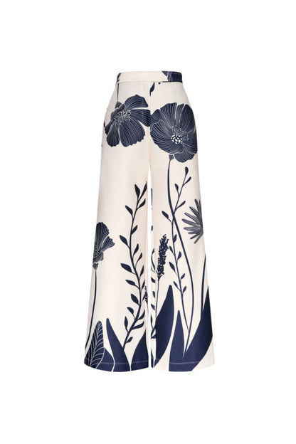 Ama y Haz Pant in Blue Floral Border