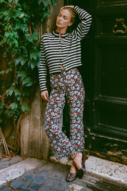 Kaja Pant Peonia Print