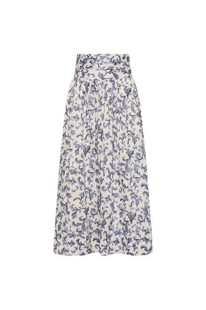 Rue Skirt in Baroque Floral