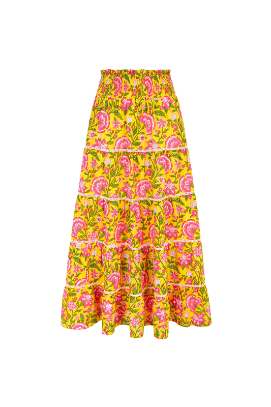Provencal Peony Rah Rah Skirt