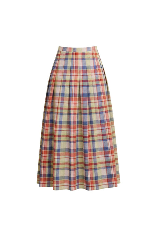 Maison Skirt in Harbor Club Madras