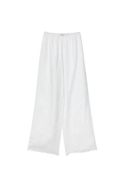 Lavon Linen Pant in Salt