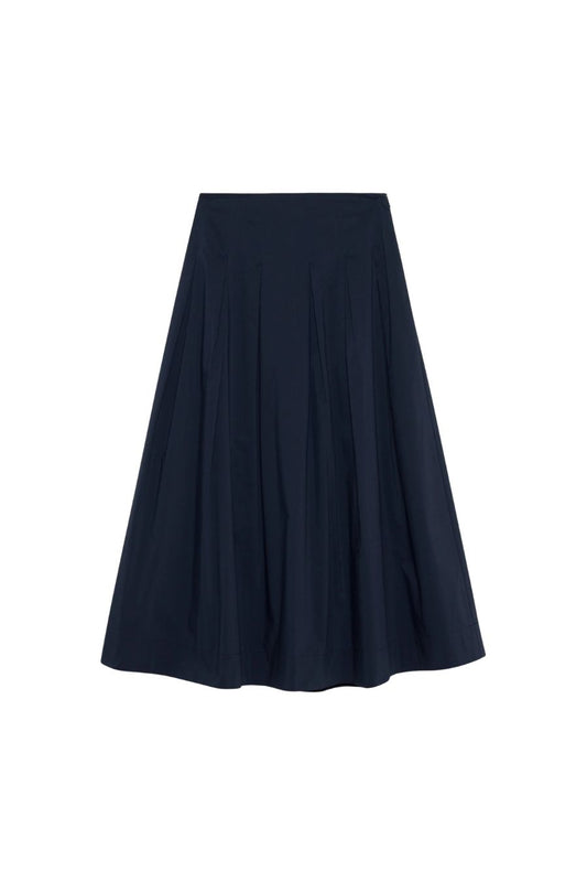 Elora Midi Skirt in Midnight