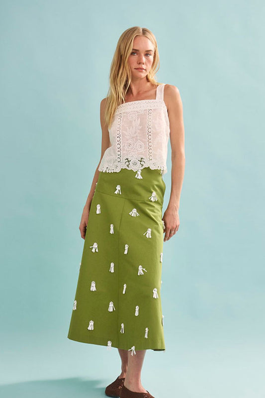 Ida Skirt in Palm Sand Dollars