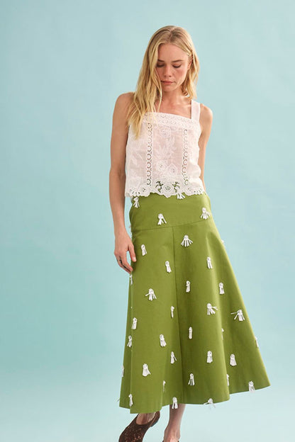 Ida Skirt in Palm Sand Dollars