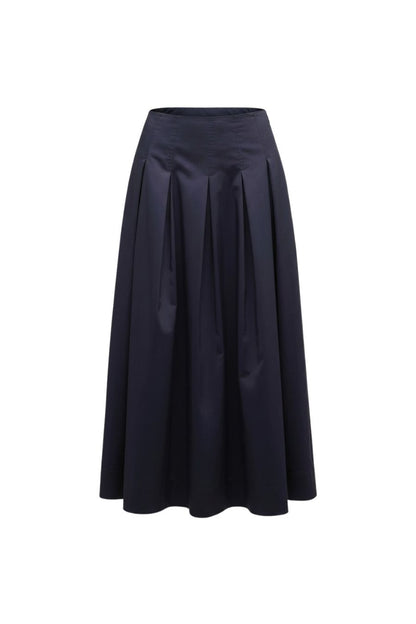 Elora Midi Skirt in Midnight
