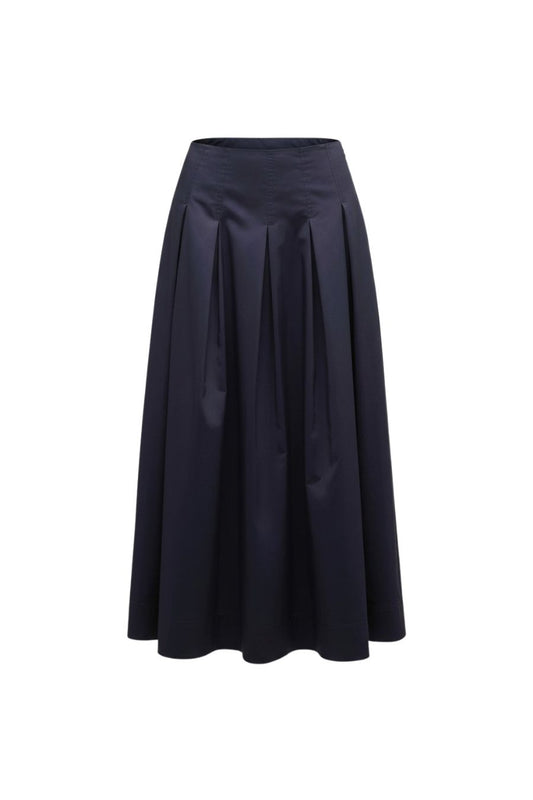 Elora Midi Skirt in Midnight
