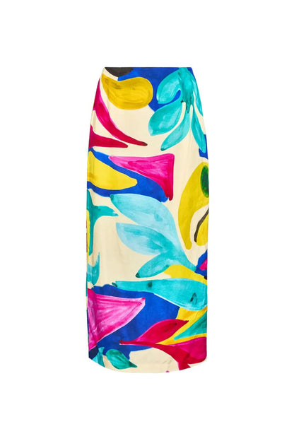 Lynne Skirt in Stroke of Spring