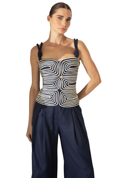 Desperte Pant in Navy