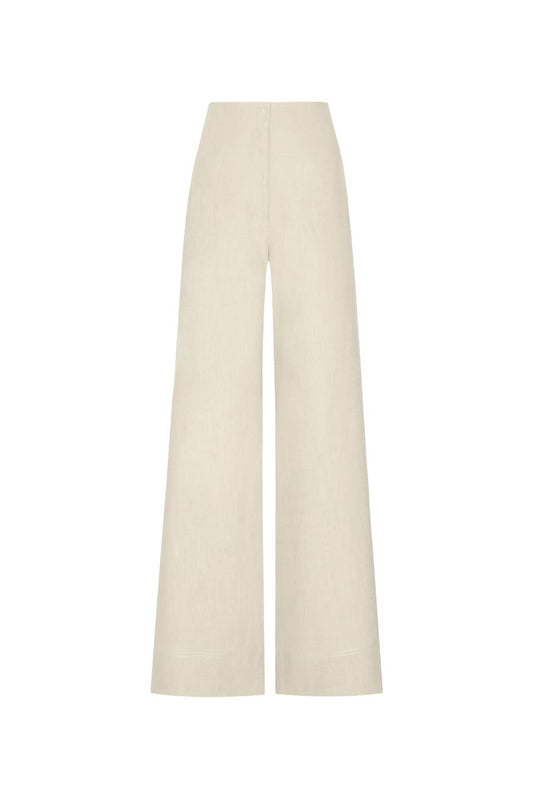El Sol Pant in Ivory