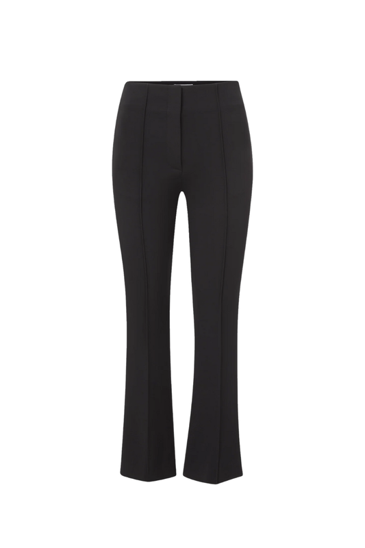 Kean Slim-Leg Cropped Pant in Black