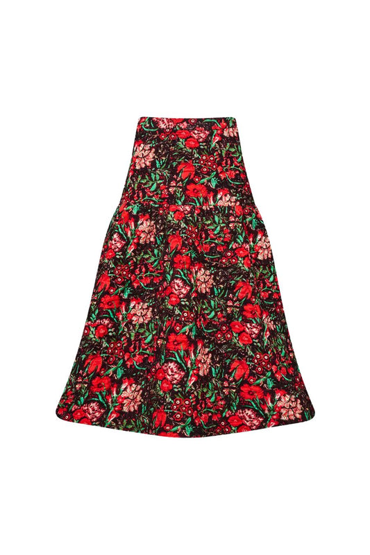 Remy Skirt in Holiday Floral