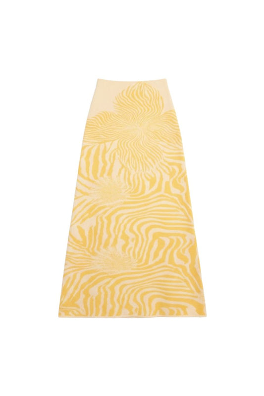 Jazlyn Skirt in Yellow Bloom