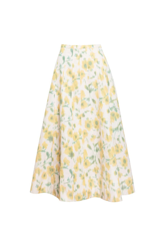 Tavia Skirt in Butter Multi