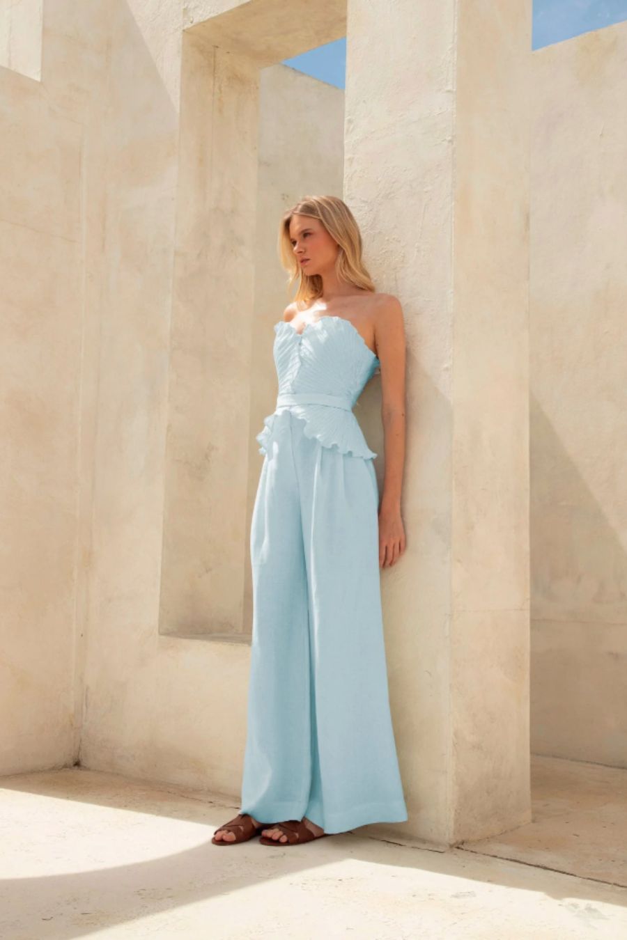 Naces Tu Pant in Baby Blue