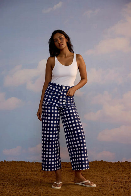 Painter Pant in Gingham Print