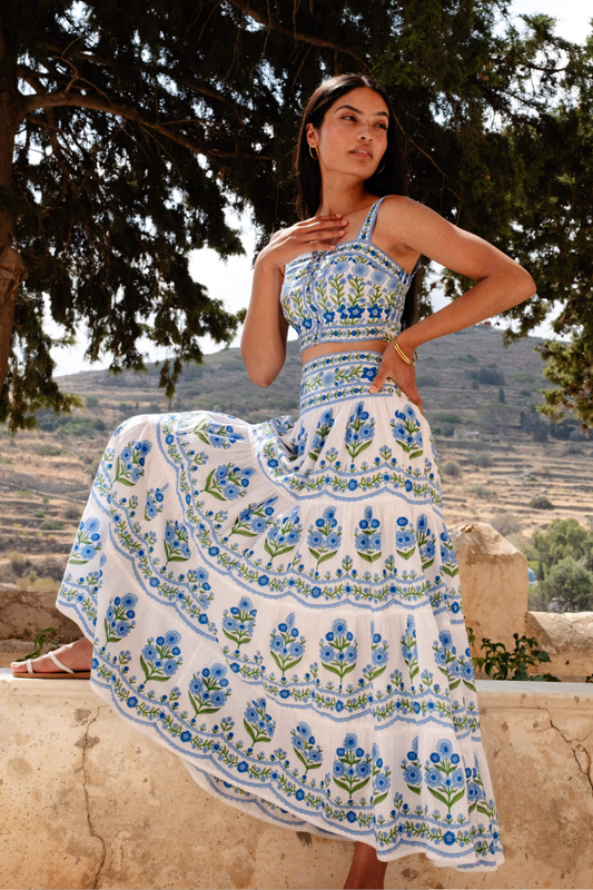 Lapis Meadow Rah Rah Skirt