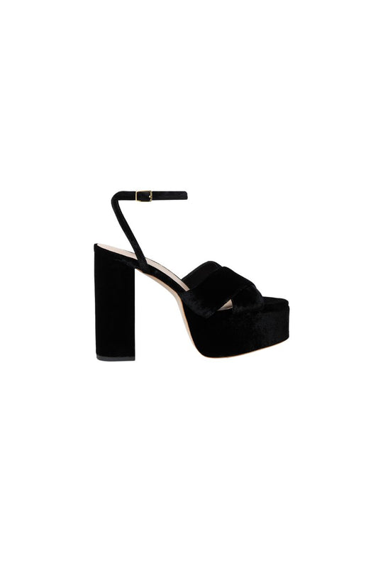 Loretta Platform Sandal in Black