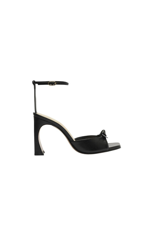 Clarita Mid 90 Heel in Black