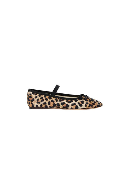 Leonie Leopard Jersey Ballet Flat