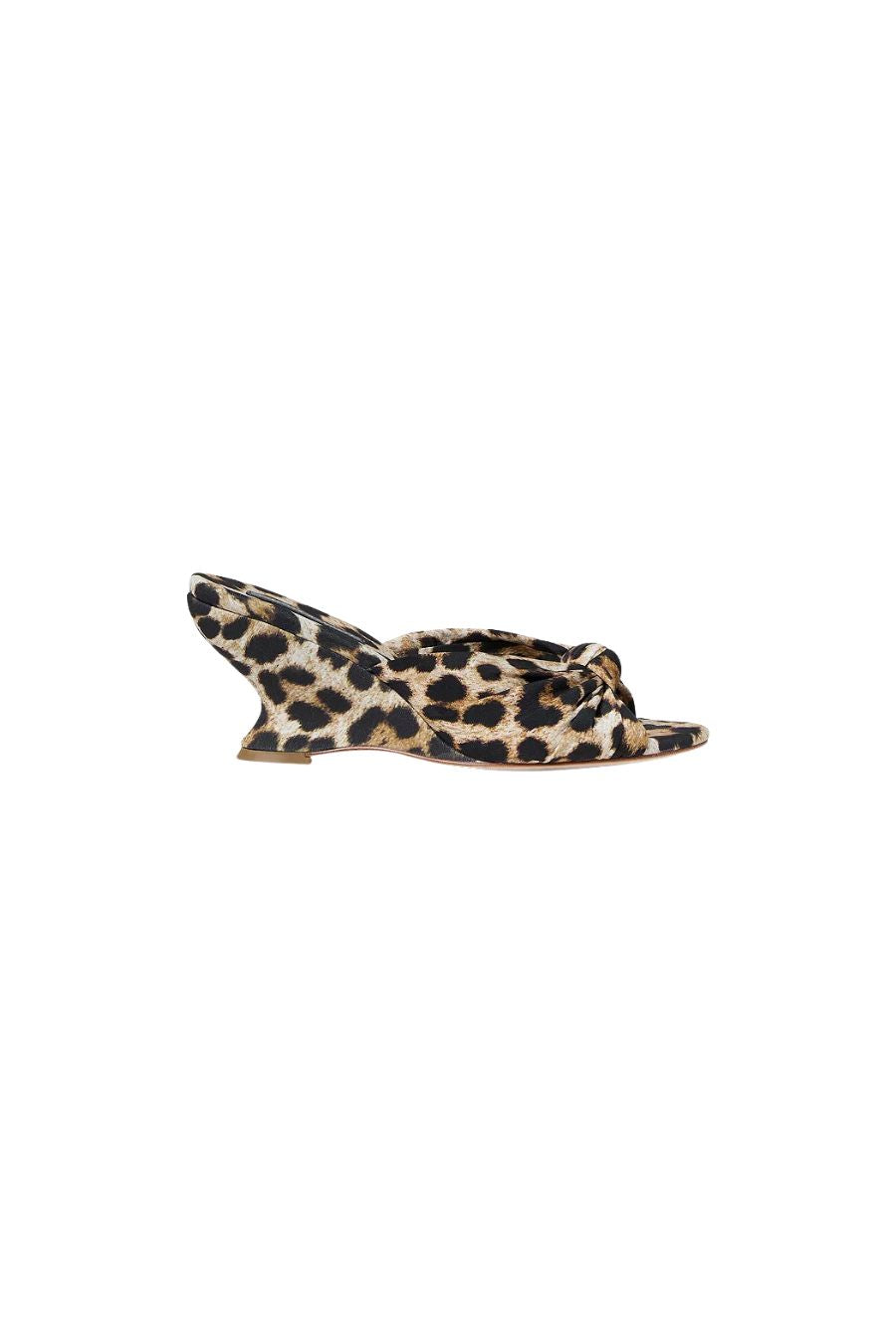 Marsy Angled Wedge in Leopard